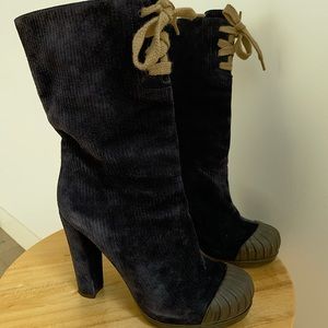 Fendi high heel boots